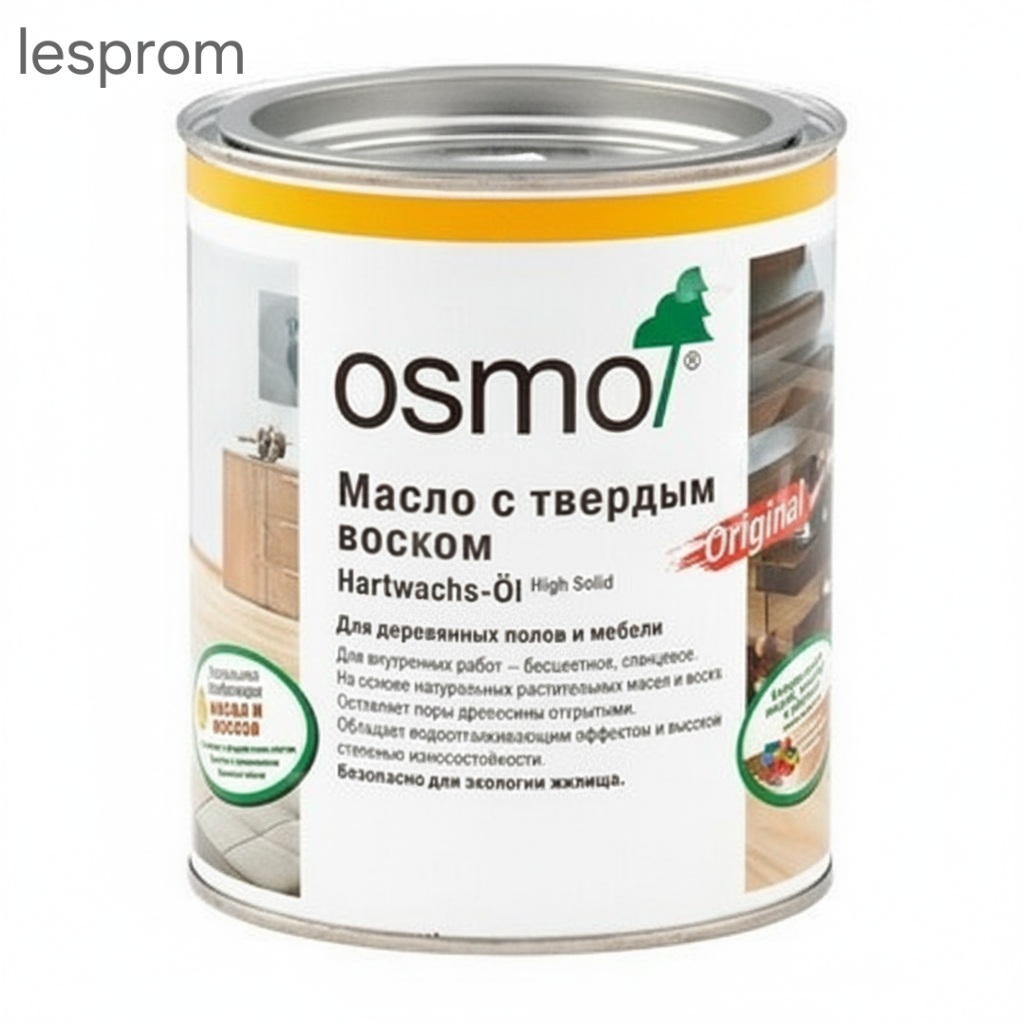 Масло с твердым воском «Эффект натур» OSMO Hartwachs-Öl Effekt Natural, 0.005 л